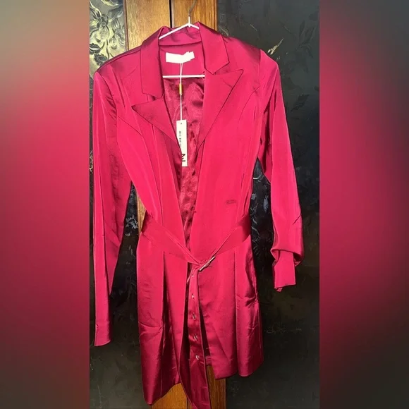 BNWT Meshki Blazer Dress w/Belt - Picture 4 of 10
